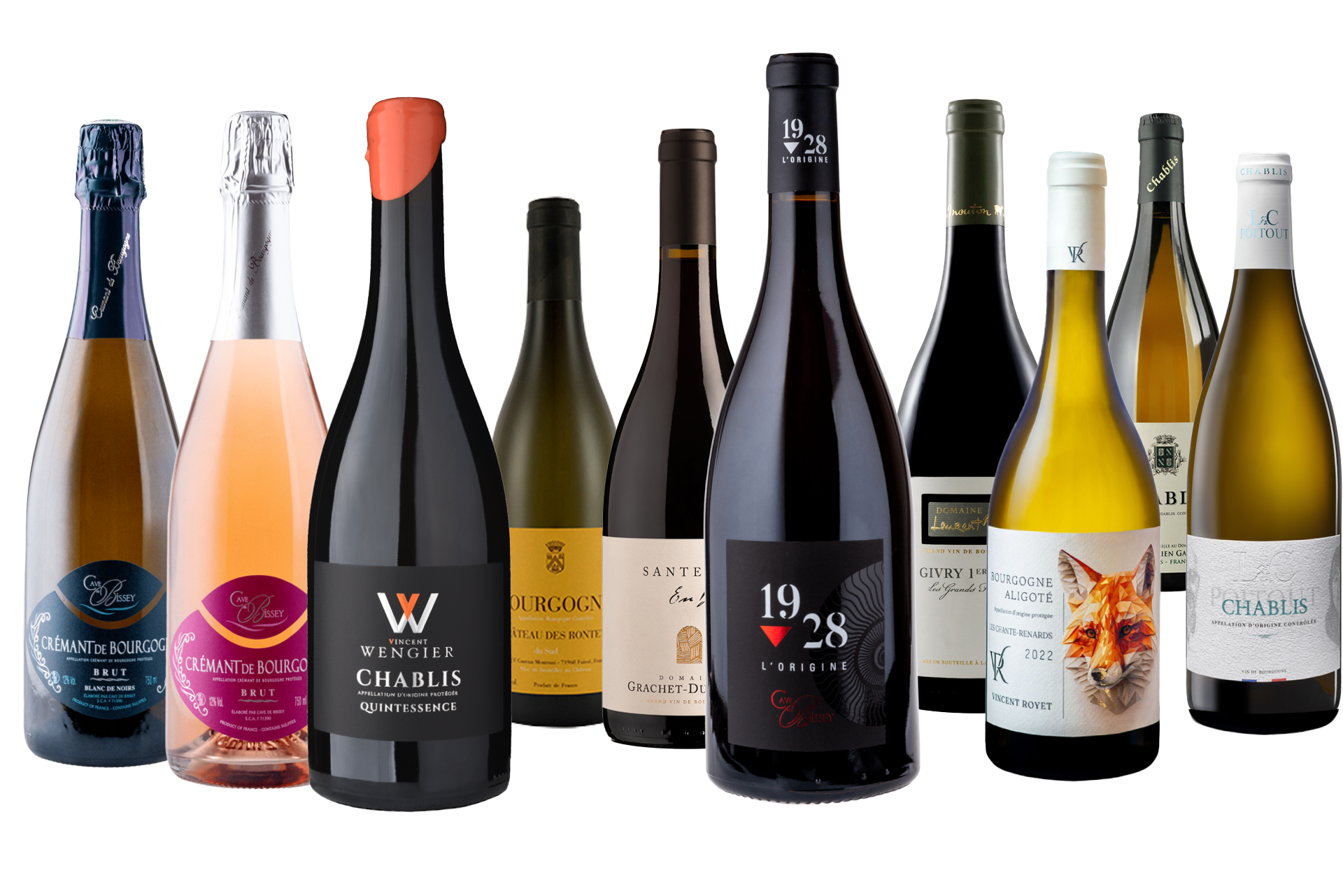 Bouteilles de Bourgogne